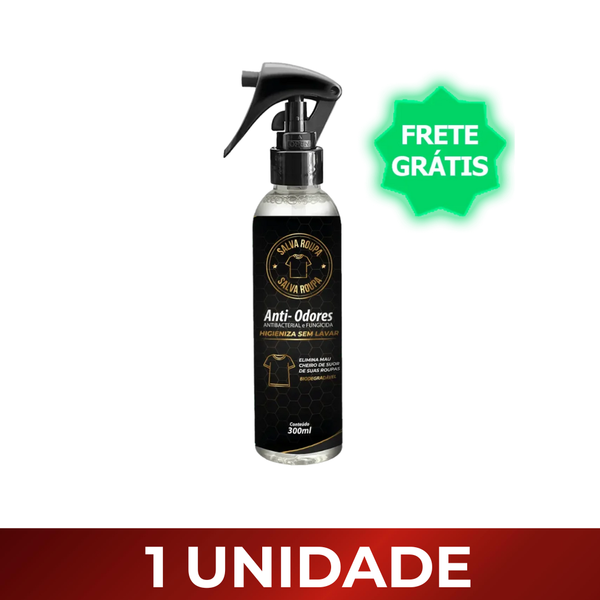 Spray Salva Roupa® Anti-Odor Pós-Lavagem – Roupas Sempre Frescas e cheirosas - 300ML