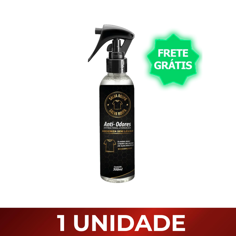 Spray Salva Roupa® Anti-Odor Pós-Lavagem – Roupas Sempre Frescas e cheirosas - 300ML