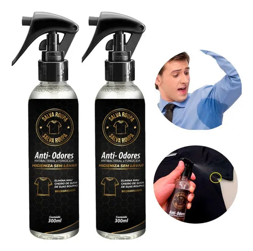 Spray Salva Roupa® Anti-Odor Pós-Lavagem – Roupas Sempre Frescas e cheirosas - 300ML