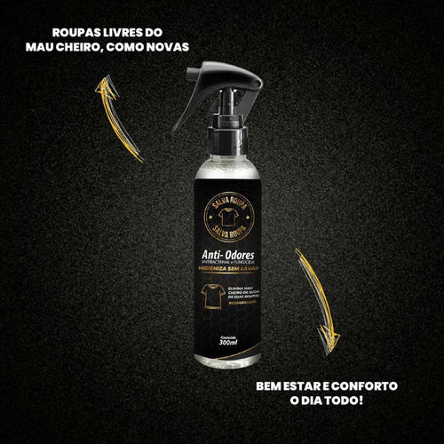 Spray Salva Roupa® Anti-Odor Pós-Lavagem – Roupas Sempre Frescas e cheirosas - 300ML
