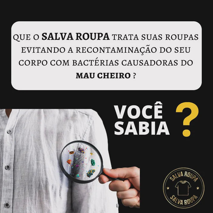 Spray Salva Roupa® Anti-Odor Pós-Lavagem – Roupas Sempre Frescas e cheirosas - 300ML